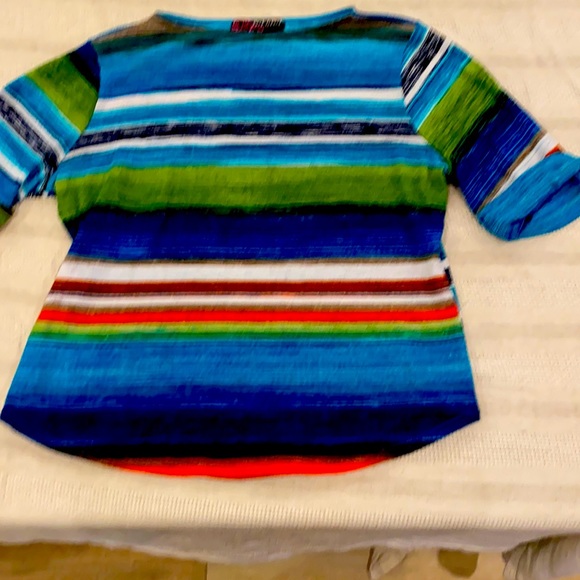 Striped with lots of colors top - Picture 1 of 3